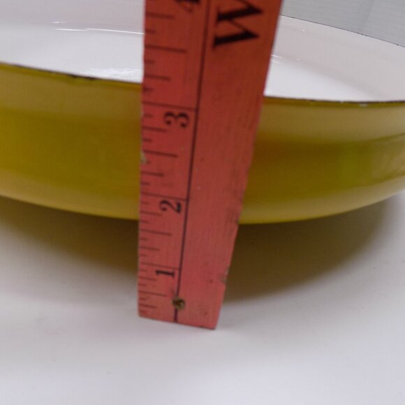 VTG Dansk IHQ Paella Pan 15" Enameled Steel Kobenstyle Jens Quistgaard MCM Franc - Picture 6 of 12